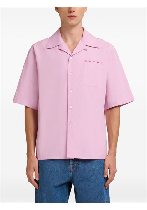 bowling shirt man pink MARNI | CUMU0213PP USCT88LRC20